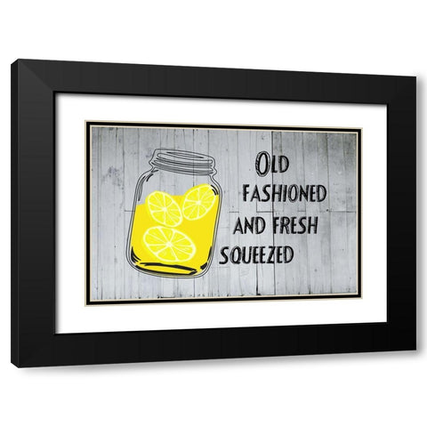 Lemons Black Modern Wood Framed Art Print with Double Matting by Phillip, Jamie