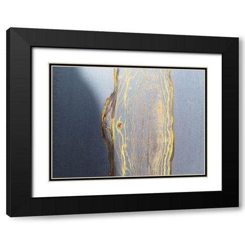 Honeycomb 2 Black Modern Wood Framed Art Print with Double Matting by Phillip, Jamie