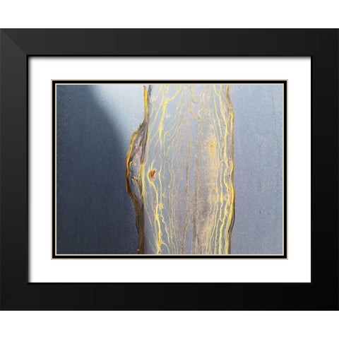 Honeycomb 2 Black Modern Wood Framed Art Print with Double Matting by Phillip, Jamie