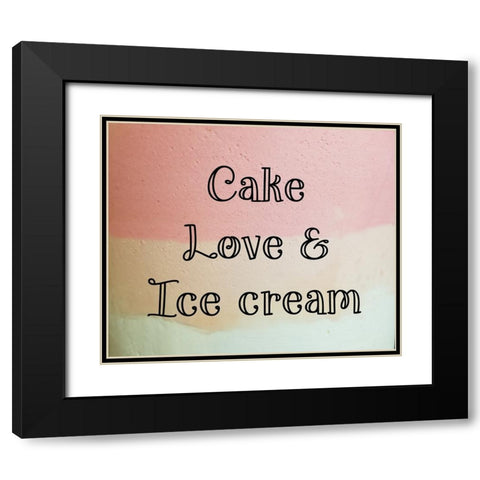 All Things Sweet 1 Black Modern Wood Framed Art Print with Double Matting by Phillip, Jamie