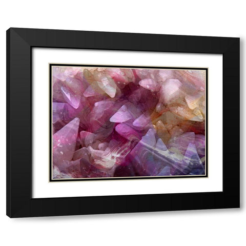 Colored Crystal Black Modern Wood Framed Art Print with Double Matting by Phillip, Jamie
