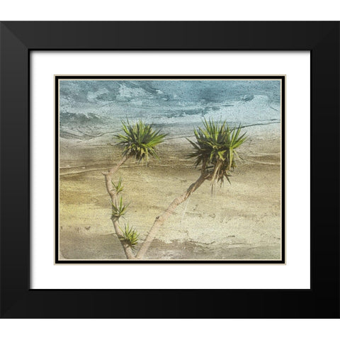 TrOPICAL Side Black Modern Wood Framed Art Print with Double Matting by Phillip, Jamie