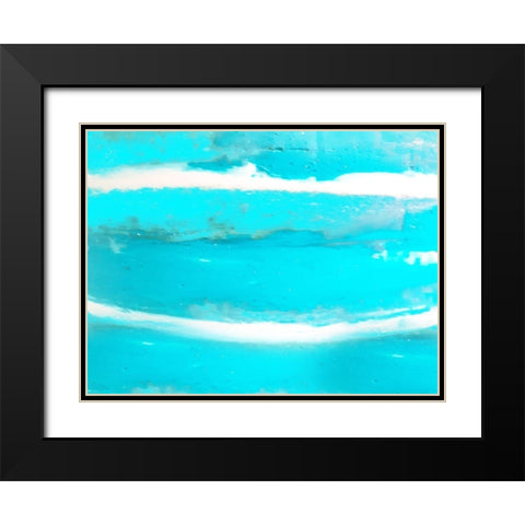 Cake Batter Ocean Black Modern Wood Framed Art Print with Double Matting by Phillip, Jamie