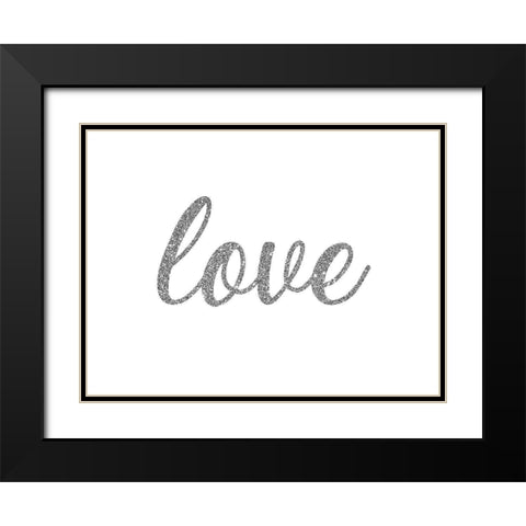 Wide Spread Love 2 Black Modern Wood Framed Art Print with Double Matting by Phillip, Jamie