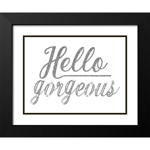 Gorgeous Black Modern Wood Framed Art Print with Double Matting by Phillip, Jamie