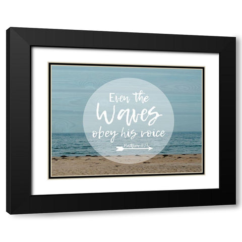 8 27 Black Modern Wood Framed Art Print with Double Matting by Phillip, Jamie