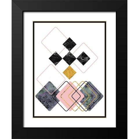 New Dimension 1 Black Modern Wood Framed Art Print with Double Matting by Phillip, Jamie
