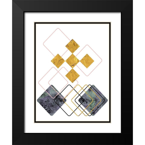 New Dimension 2 Black Modern Wood Framed Art Print with Double Matting by Phillip, Jamie