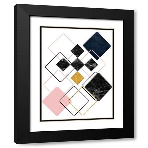 New Dimension 3 Black Modern Wood Framed Art Print with Double Matting by Phillip, Jamie