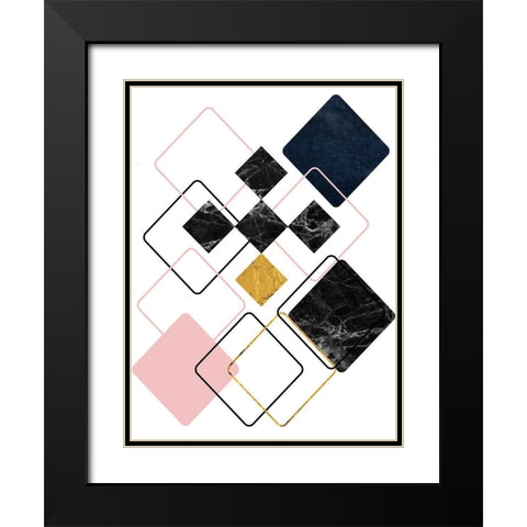 New Dimension 3 Black Modern Wood Framed Art Print with Double Matting by Phillip, Jamie