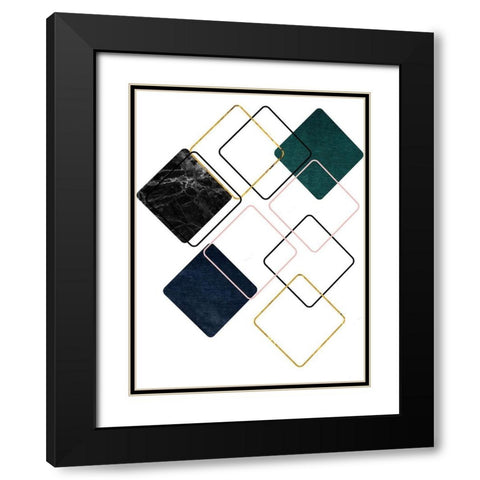 New Dimension 4 Black Modern Wood Framed Art Print with Double Matting by Phillip, Jamie
