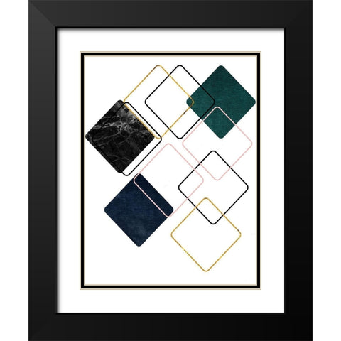 New Dimension 4 Black Modern Wood Framed Art Print with Double Matting by Phillip, Jamie