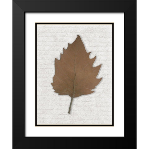 Leafted up Black Modern Wood Framed Art Print with Double Matting by Phillip, Jamie
