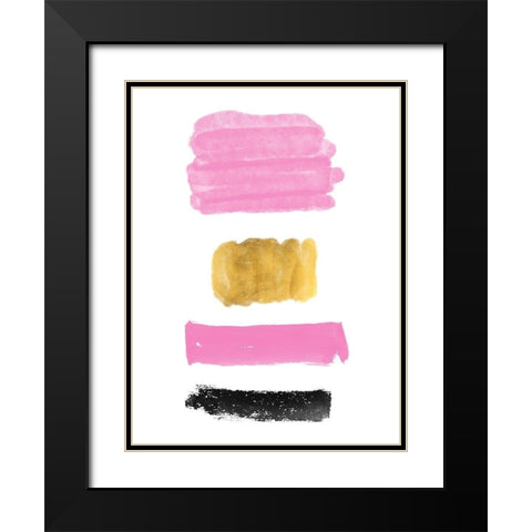 Splener 1 Black Modern Wood Framed Art Print with Double Matting by Phillip, Jamie