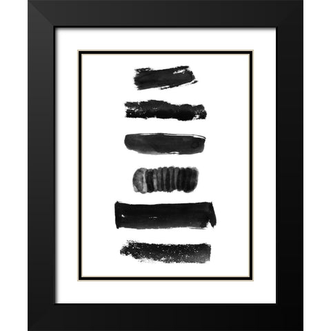 Splener 2 Black Modern Wood Framed Art Print with Double Matting by Phillip, Jamie