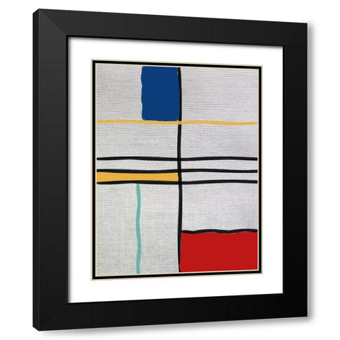 Subject Of The Matter 1 Black Modern Wood Framed Art Print with Double Matting by Phillip, Jamie