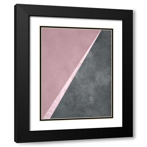 Point In Space 2 Black Modern Wood Framed Art Print with Double Matting by Phillip, Jamie