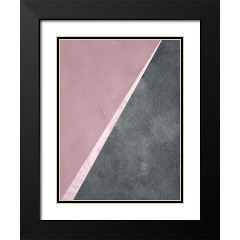 Point In Space 2 Black Modern Wood Framed Art Print with Double Matting by Phillip, Jamie