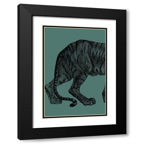 Big Cat 1 Black Modern Wood Framed Art Print with Double Matting by Phillip, Jamie