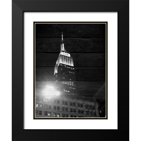 Good Night  New York 2 Black Modern Wood Framed Art Print with Double Matting by Phillip, Jamie