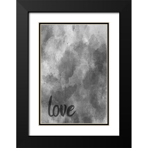 Give Me Some Love 1 Black Modern Wood Framed Art Print with Double Matting by Phillip, Jamie