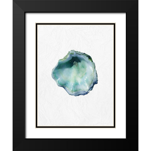 Oyster Shell 1 Black Modern Wood Framed Art Print with Double Matting by Phillip, Jamie