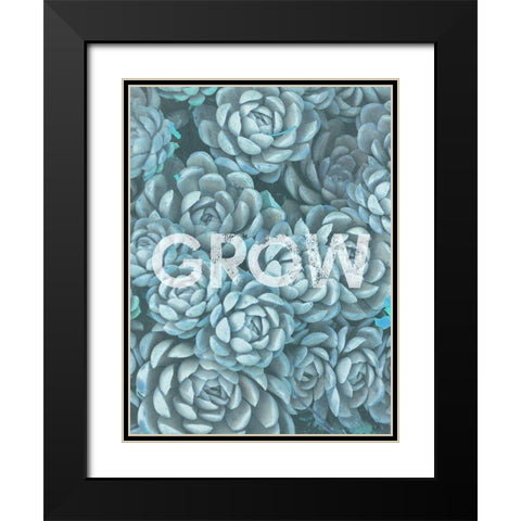 Grow Black Modern Wood Framed Art Print with Double Matting by Phillip, Jamie