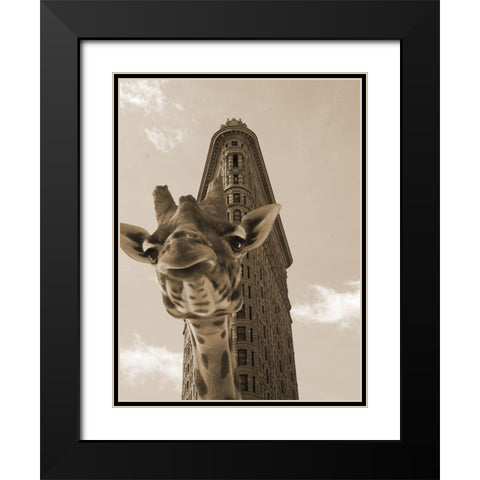 Way Over 2 Black Modern Wood Framed Art Print with Double Matting by Phillip, Jamie