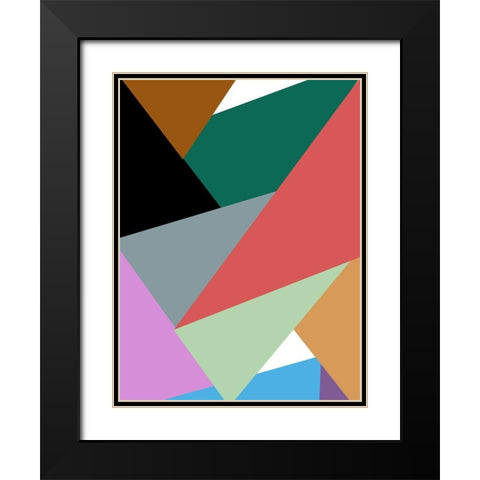 The Right Angle Black Modern Wood Framed Art Print with Double Matting by Phillip, Jamie