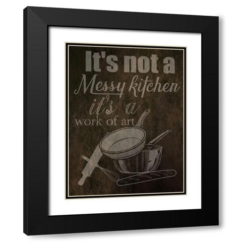 Kitchen Memories Black Modern Wood Framed Art Print with Double Matting by Phillip, Jamie