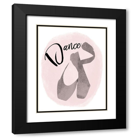 Dance Black Modern Wood Framed Art Print with Double Matting by Phillip, Jamie