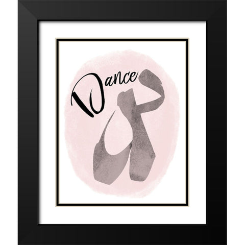 Dance Black Modern Wood Framed Art Print with Double Matting by Phillip, Jamie