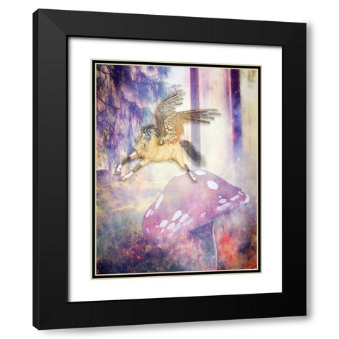 Fantasy 2 Black Modern Wood Framed Art Print with Double Matting by Phillip, Jamie