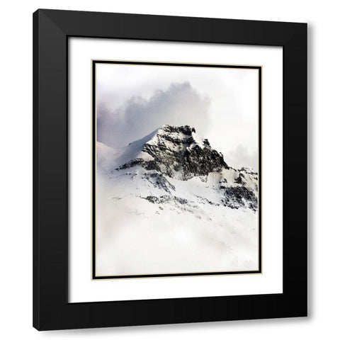 Mountain Range 2 Black Modern Wood Framed Art Print with Double Matting by Phillip, Jamie