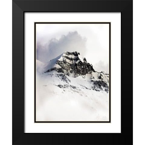 Mountain Range 2 Black Modern Wood Framed Art Print with Double Matting by Phillip, Jamie