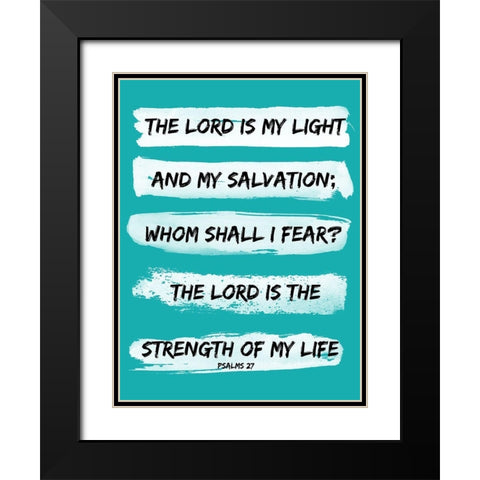 The Lord Black Modern Wood Framed Art Print with Double Matting by Phillip, Jamie
