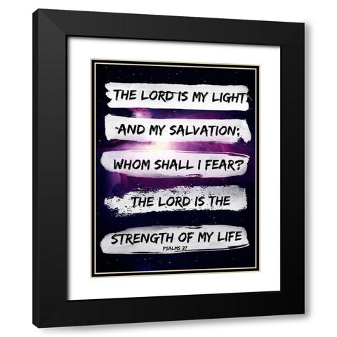 The Lord 2 Black Modern Wood Framed Art Print with Double Matting by Phillip, Jamie