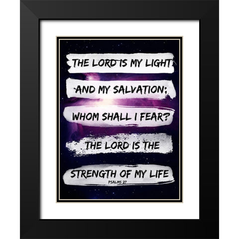 The Lord 2 Black Modern Wood Framed Art Print with Double Matting by Phillip, Jamie