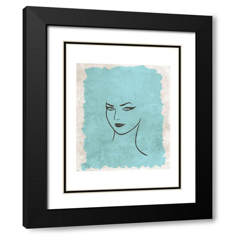 Beauty Queen 2 Black Modern Wood Framed Art Print with Double Matting by Phillip, Jamie
