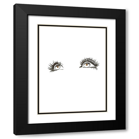 Beauty Queen 4 Black Modern Wood Framed Art Print with Double Matting by Phillip, Jamie