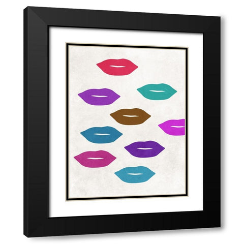 Beauty Queen 5 Black Modern Wood Framed Art Print with Double Matting by Phillip, Jamie