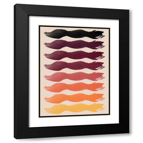 In My World 2 Black Modern Wood Framed Art Print with Double Matting by Phillip, Jamie