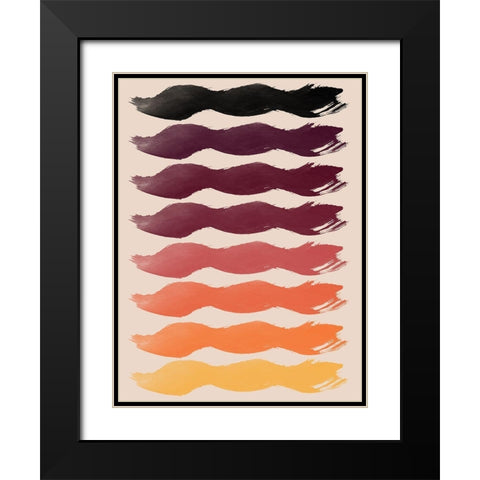 In My World 2 Black Modern Wood Framed Art Print with Double Matting by Phillip, Jamie