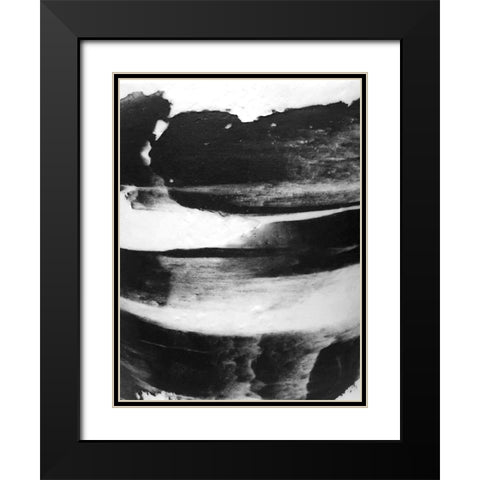 Butter Cream 1 Black Modern Wood Framed Art Print with Double Matting by Phillip, Jamie