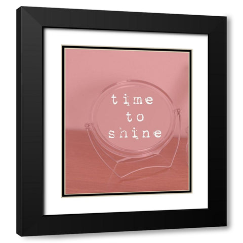 Shine Black Modern Wood Framed Art Print with Double Matting by Phillip, Jamie