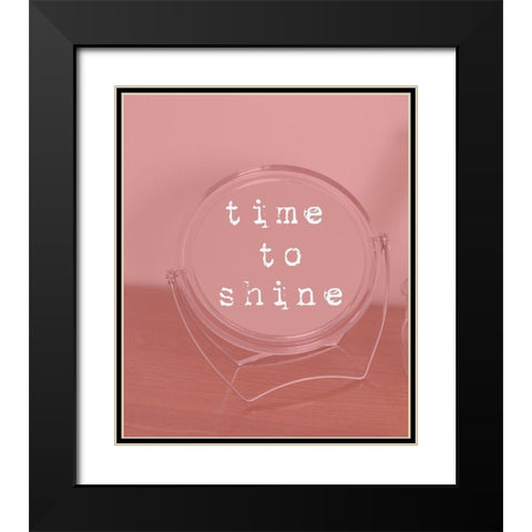 Shine Black Modern Wood Framed Art Print with Double Matting by Phillip, Jamie