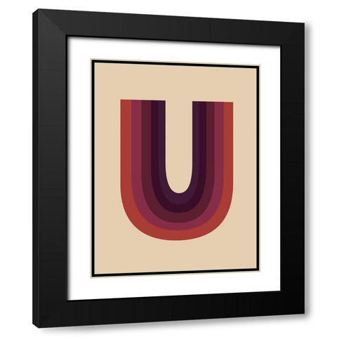 Colors Black Modern Wood Framed Art Print with Double Matting by Phillip, Jamie