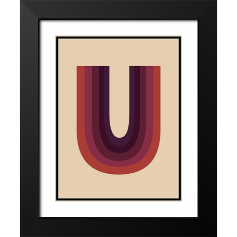 Colors Black Modern Wood Framed Art Print with Double Matting by Phillip, Jamie
