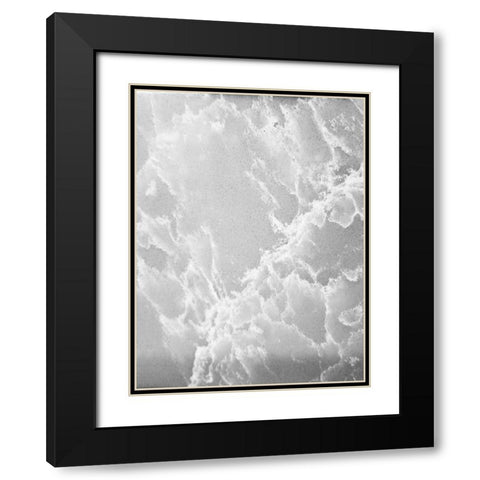 Lightning Tile Black Modern Wood Framed Art Print with Double Matting by Phillip, Jamie