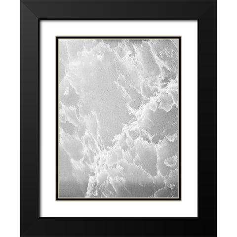 Lightning Tile Black Modern Wood Framed Art Print with Double Matting by Phillip, Jamie